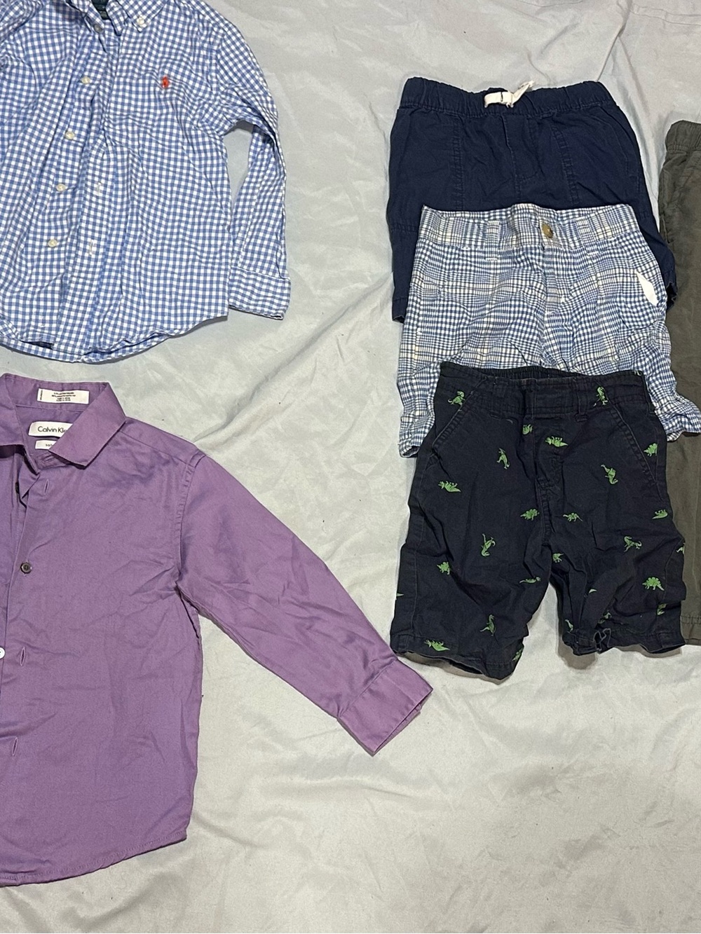 Calvin Klein Purple Boys' Button-Up Shirt - Purple